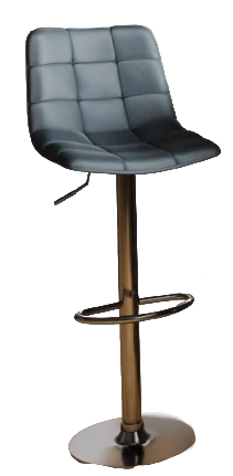 Стул барный BC-100 (каркас хром тк.серый/ Velvet HLR-20) Стул барный BC-100 (каркас хром тк.серый/ Velvet HLR-20)