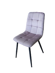 Стул Y2017 (каркас черный тк. коллекции Велюр сирень (S48))