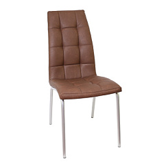 Стул Сохо (каркас серый к/з светло-коричневый) Стул Сохо (каркас серый к/з светло-коричневый)