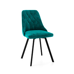 Стул Роза (Каркас черный №81 тк. коллекции Nella океан 088) Стул Роза (Каркас черный №81 тк. коллекции Nella океан 088)