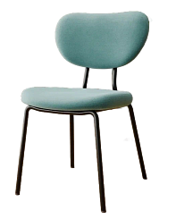 Стул DC-2309 (каркас черный тк.тиффани/ Velvet HLR-58) Стул DC-2309 (каркас черный тк.тиффани/ Velvet HLR-58)