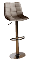 Стул барный BC-100 (каркас хром тк.Капучино/ Velvet HLR-7) Стул барный BC-100 (каркас хром тк.Капучино/ Velvet HLR-7)